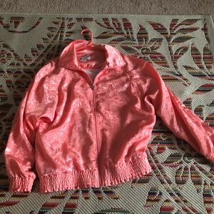 Vintage pink floral jacket!
